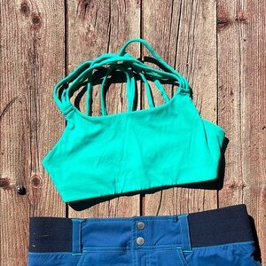 Athleta Teal Sports Bra